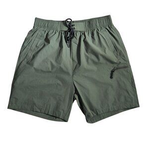 NWT | Gradual Olive Green 2-in-1 Swim Shorts | Compression Liner | Pockets | M
